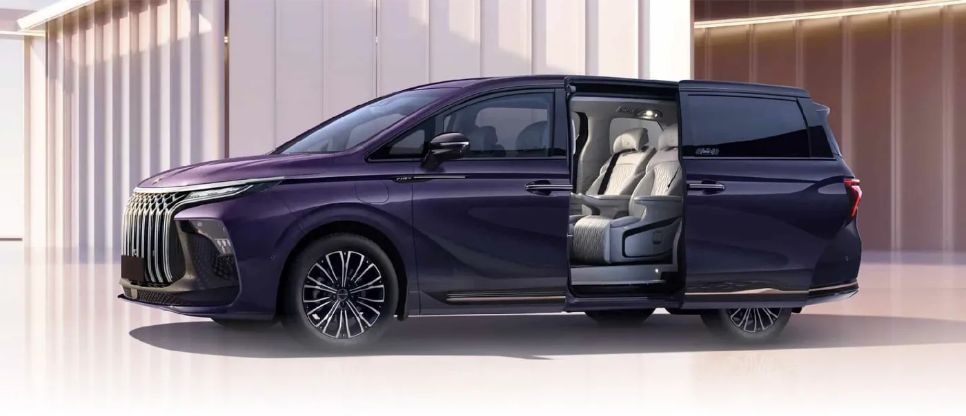 Dongfeng V9 PHEV detalle lateral