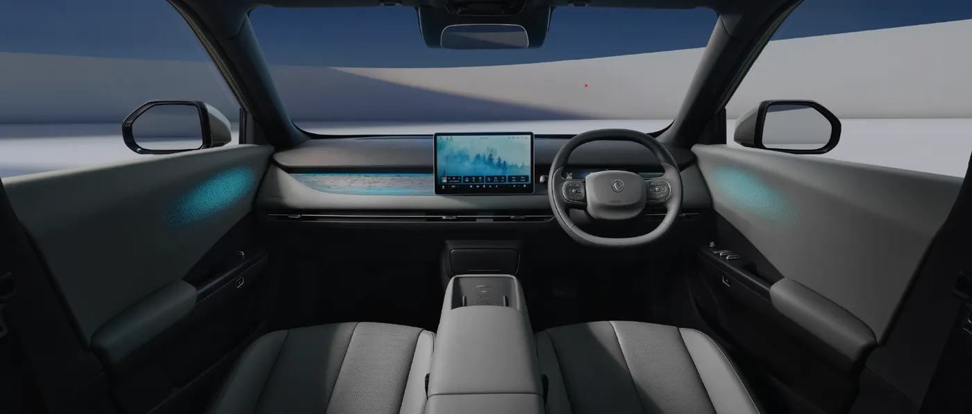 Interior del Dongfeng Vigo EV