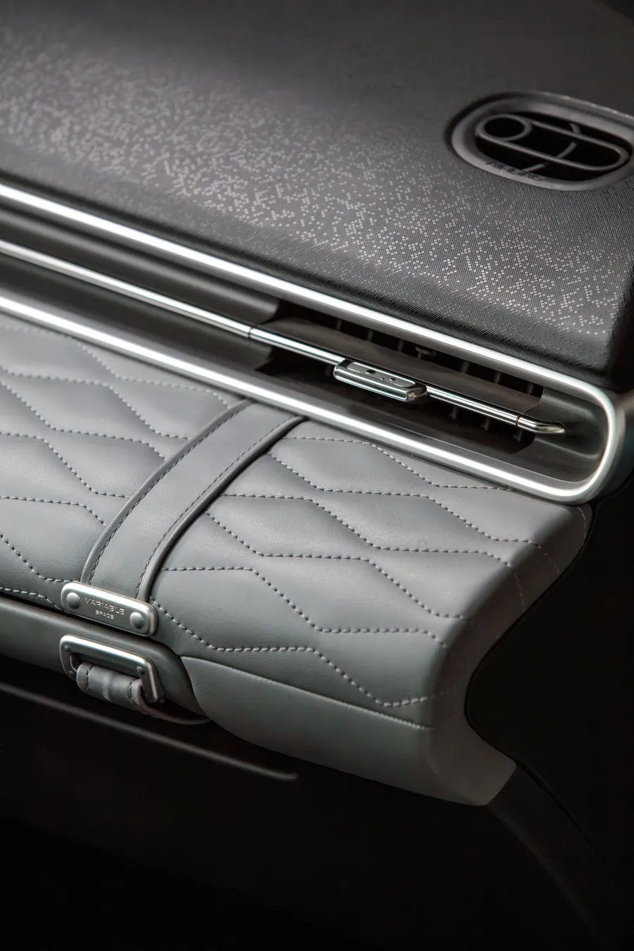 Detalle vertical del tablero del Dongfeng BOX 01 EV 430