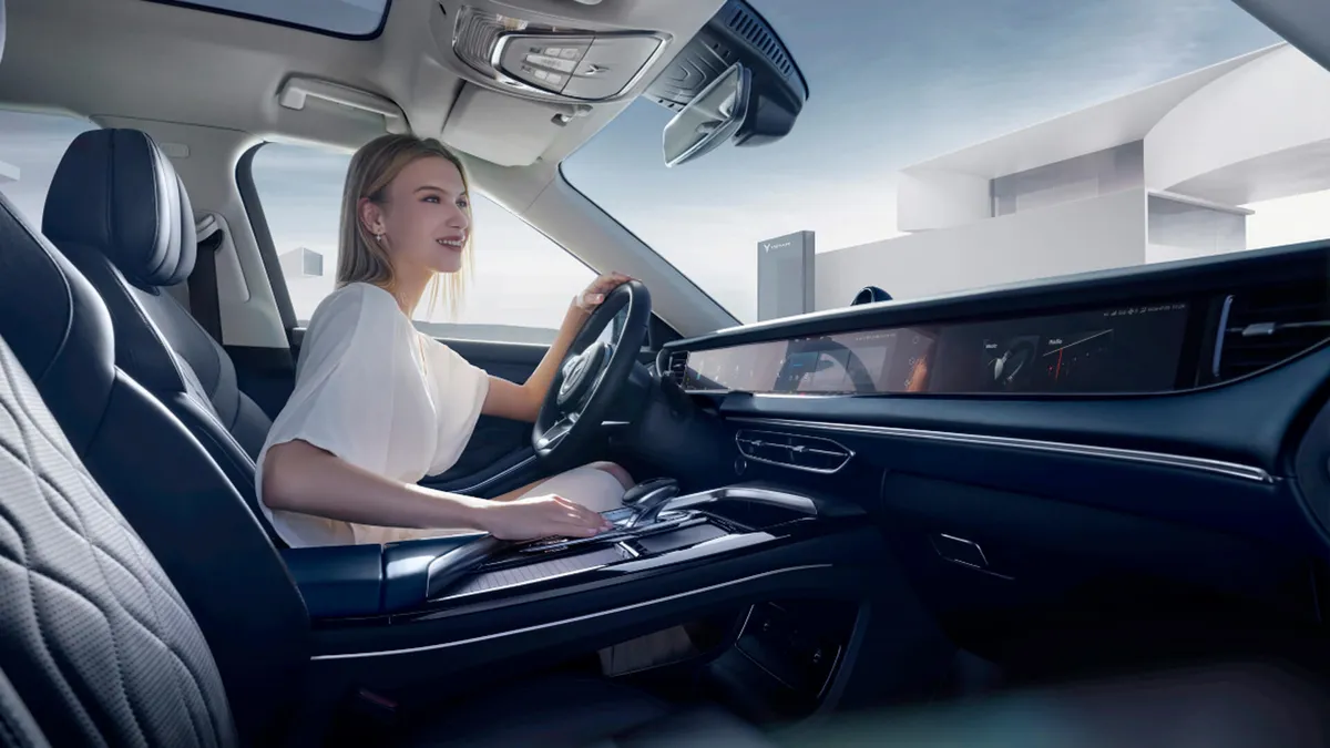 Detalle de diseño del Voyah Free PHEV