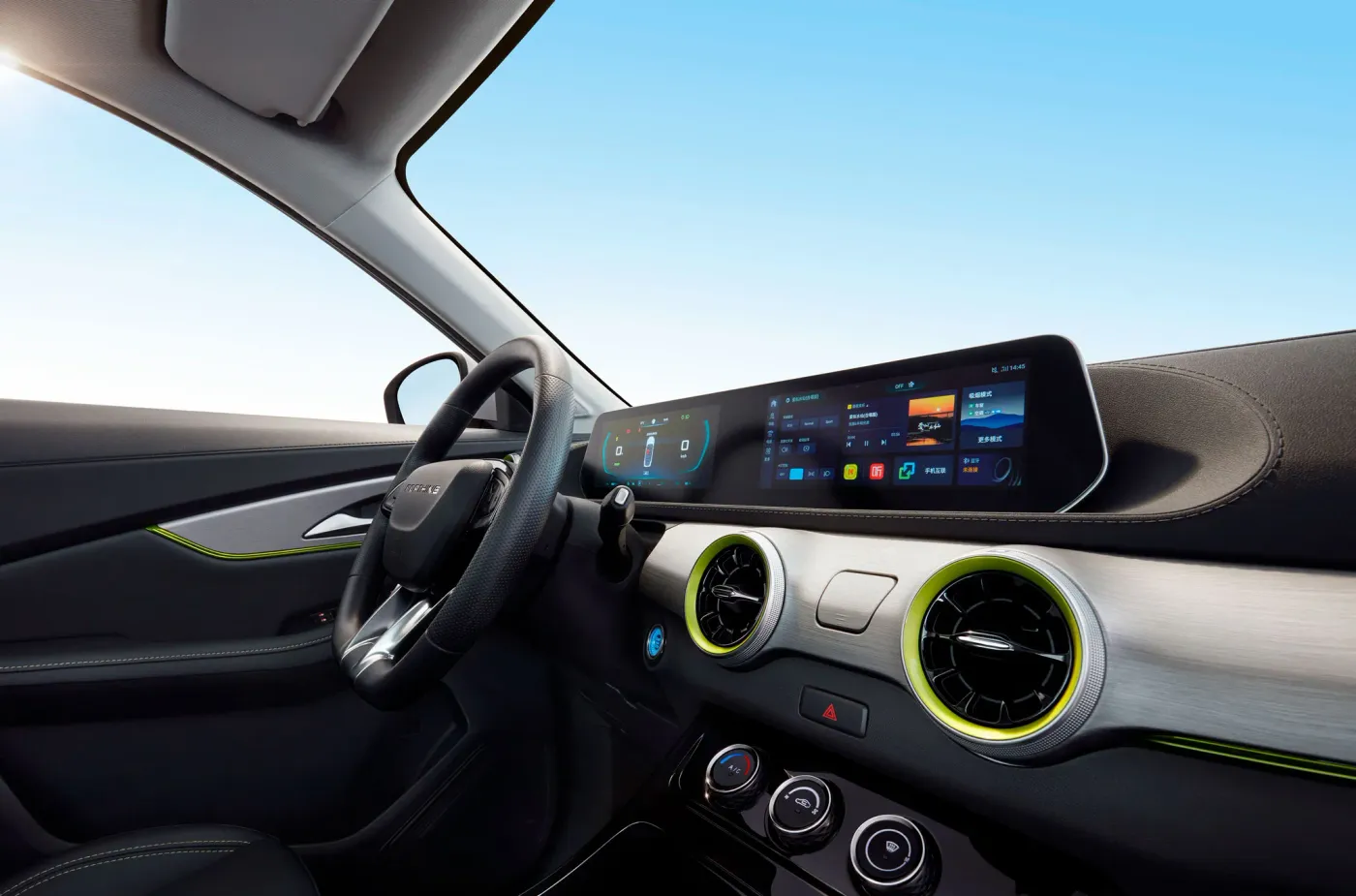 Panel de instrumentos del Dongfeng Friday EV